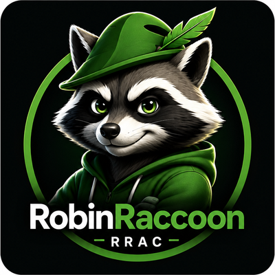 RobinRaccoon RRAC logo